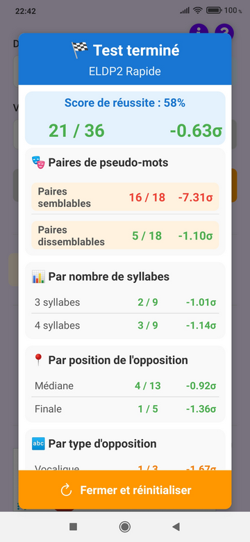 Golonof screenshot résultat
